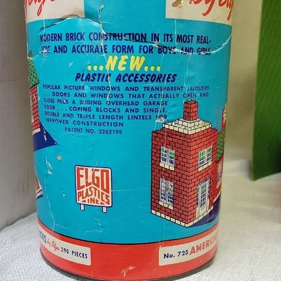 1950's American Plastic Bricks By Elgo USA - Picture 5 of 15